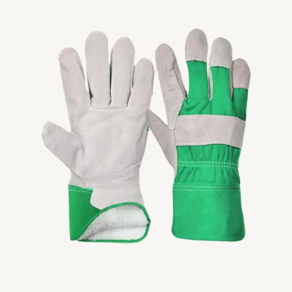 green coloured Best Waterproof Winter Working Gloves