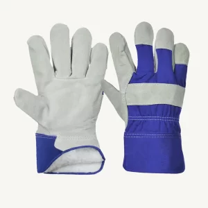 blue coloured Best Waterproof Winter Working Gloves