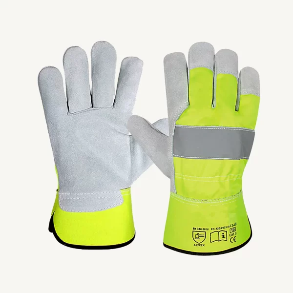 High-Visibility Rigger Construction Gloves