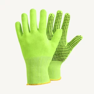 Polyester Knit Gloves with PVC Dotted Grip
