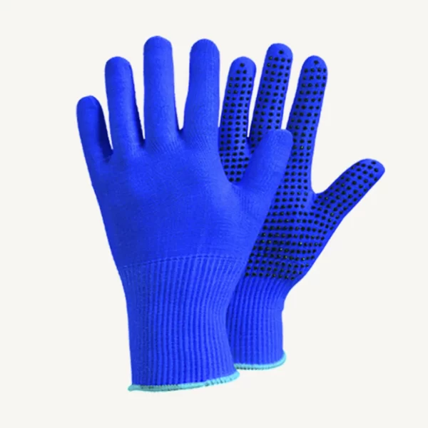 Polyester Knit Gloves with PVC Dotted Grip