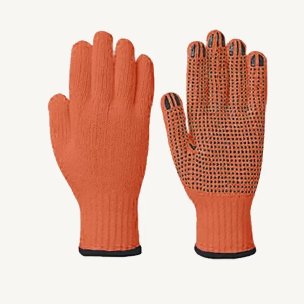 Seamless Knitted Gloves With Single & Double-Side Dots