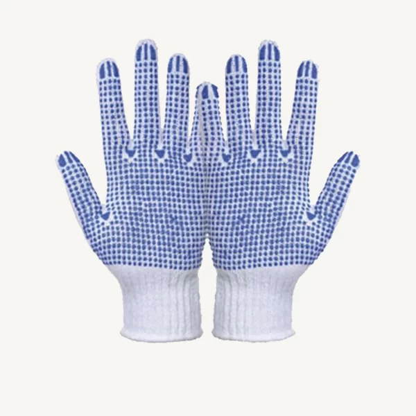 Seamless Knitted Gloves With Single & Double-Side Dots