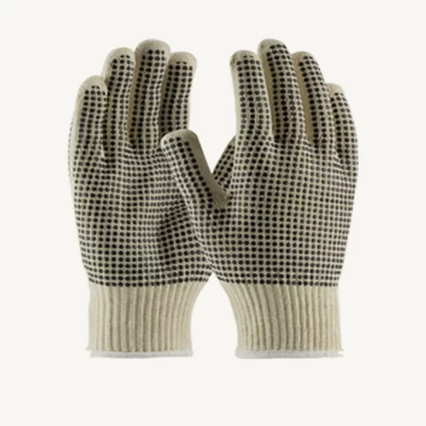 Seamless Knitted Gloves With Single & Double-Side Dots