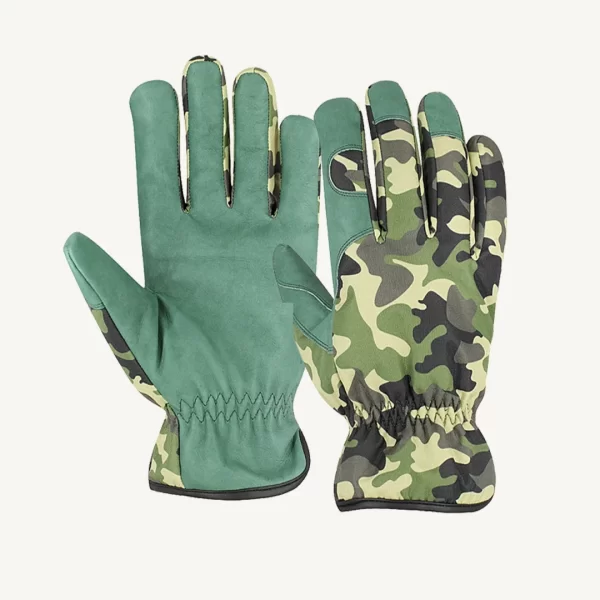 camouflage Assembling Gloves with elastic wrist curve