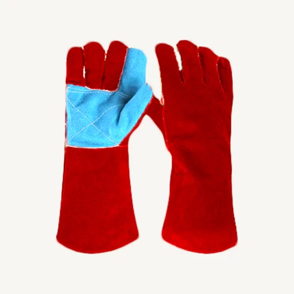 best red mig and tig welding gloves