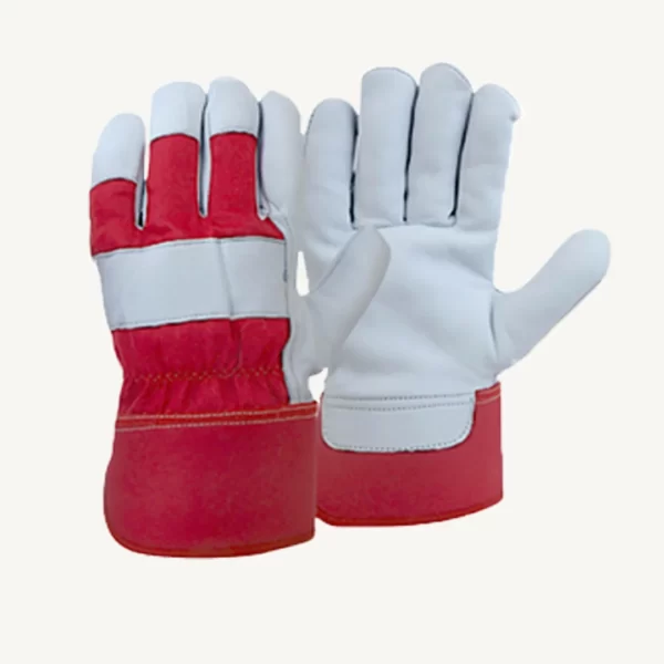 Rigger Gloves: Cow Split Leather Working Gloves