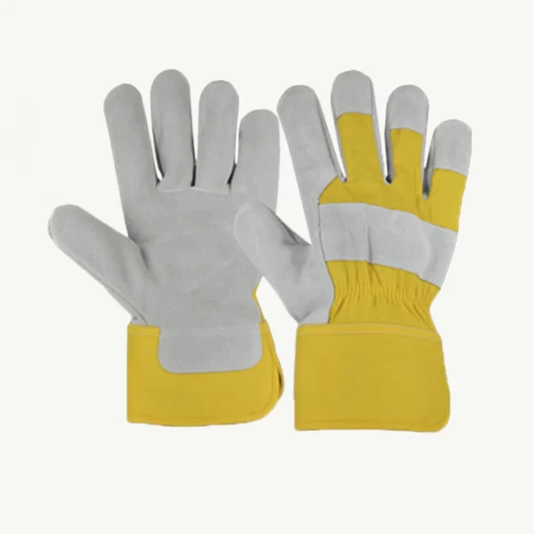 Rigger Gloves: Cow Split Leather Working Gloves