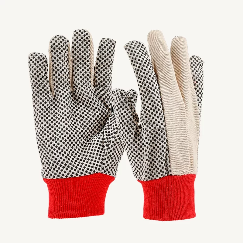 Drill Pvc Dotted Gloves