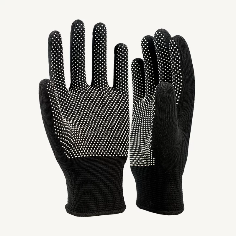 Seamless Knitted Gloves With Single & Double-Side Dots