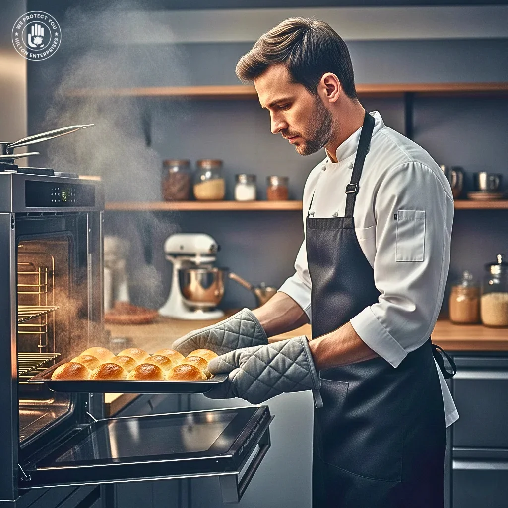 Apron and Oven Mitt Set