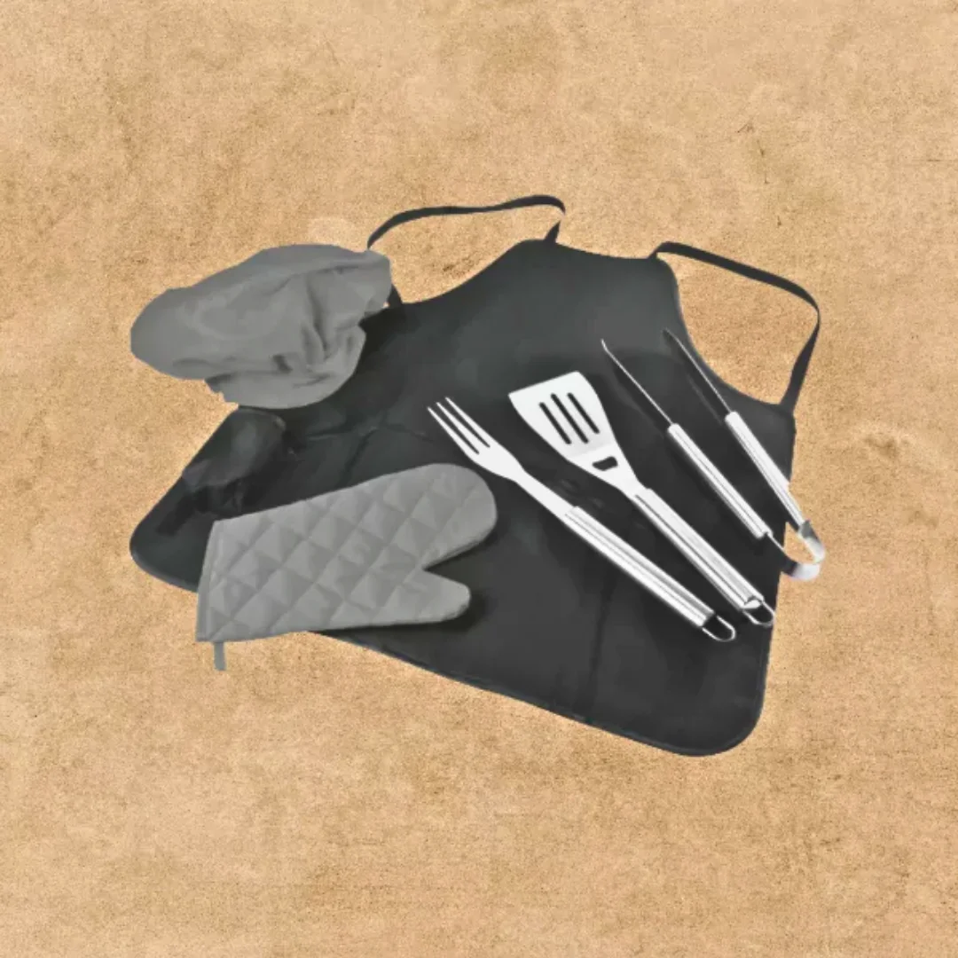 Apron and Oven Mitt Set