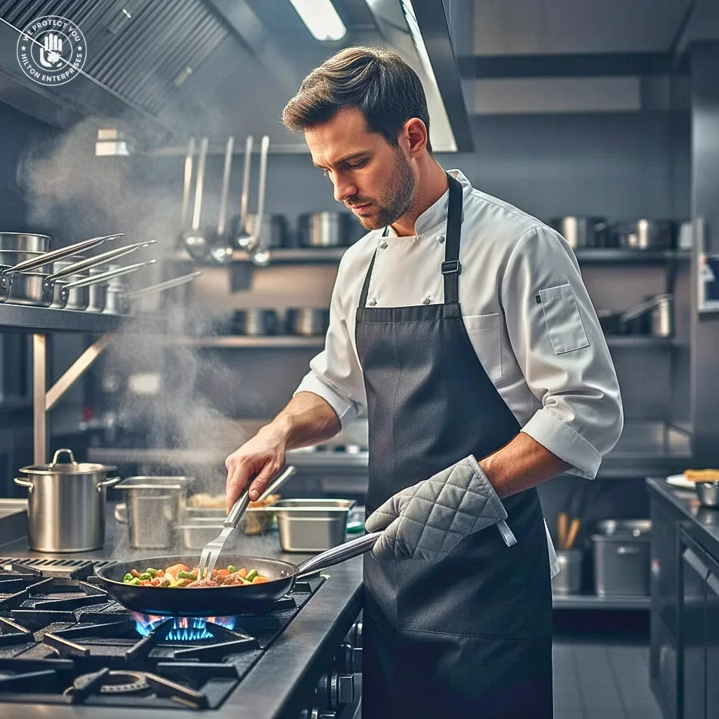 Apron and Oven Mitt Set