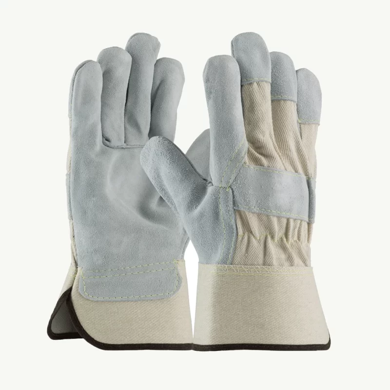 Rigger Gloves: Cow Split Leather Working Gloves