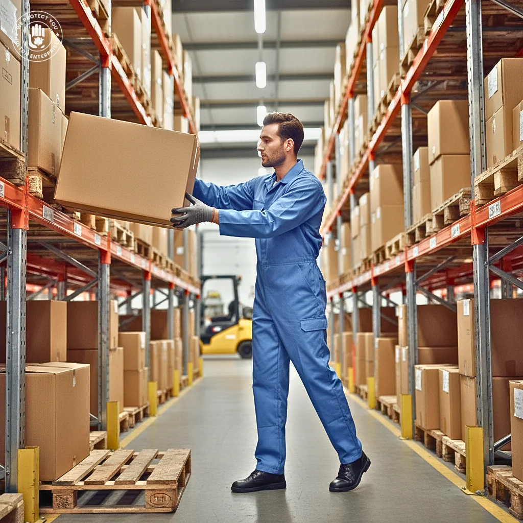 Blue Cotton Coveralls