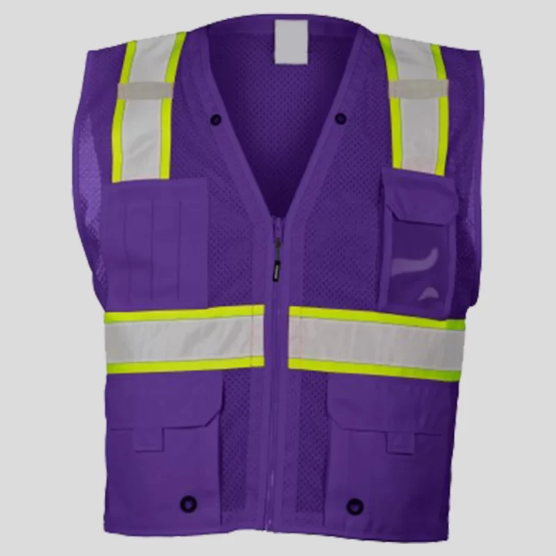 Enhanced Visibility Multi Pocket Mesh Vest