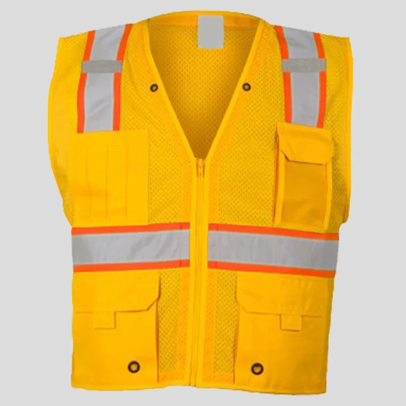 Enhanced Visibility Multi Pocket Mesh Vest