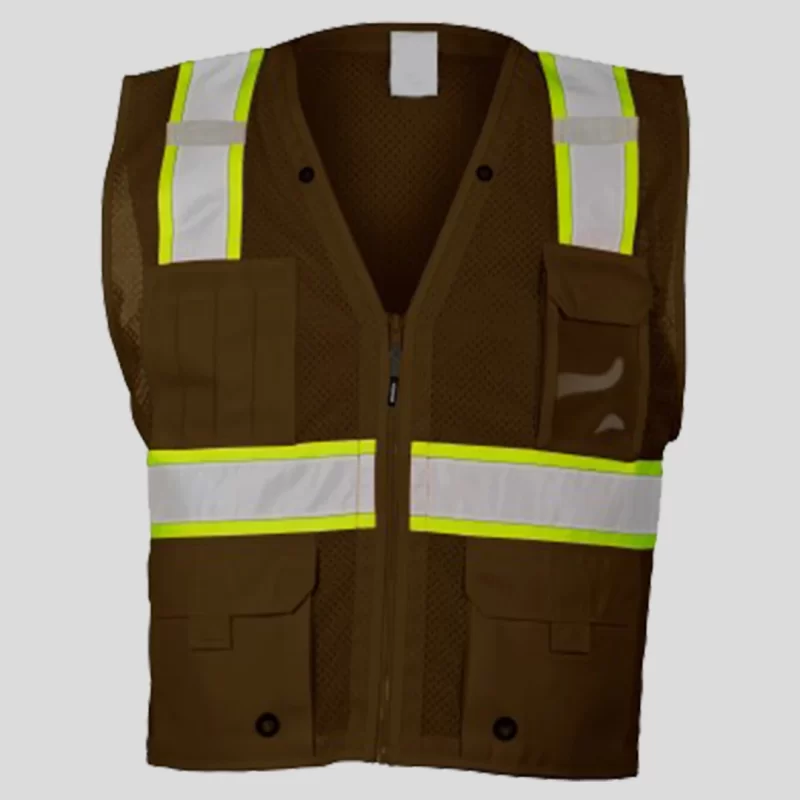 Enhanced Visibility Multi Pocket Mesh Vest