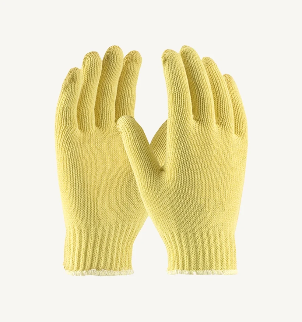 Seamless Knitted Gloves (Yellow)