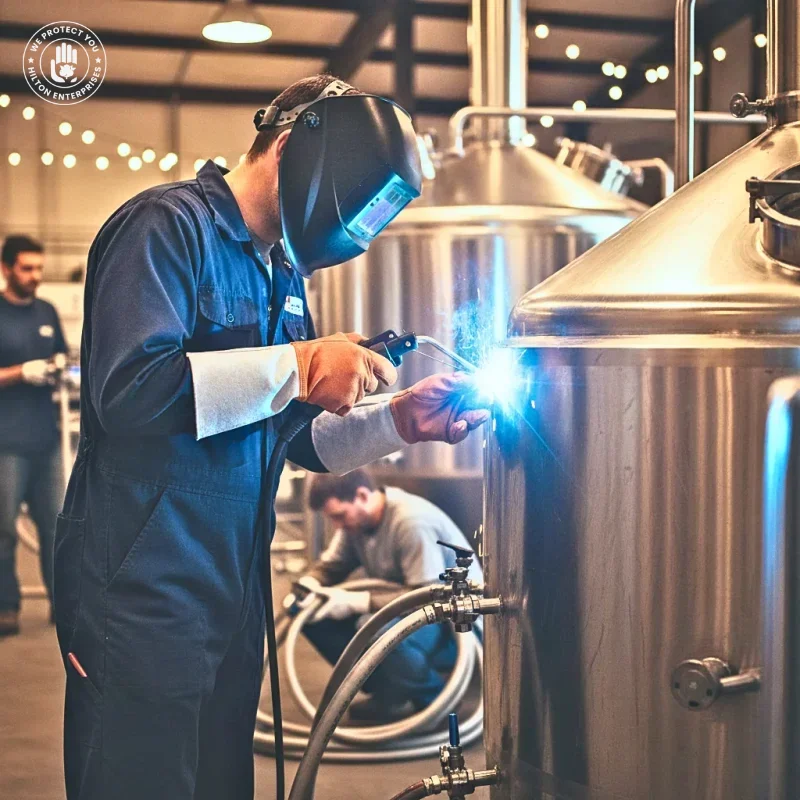 TIG Welding Gloves (Burnt Orange)