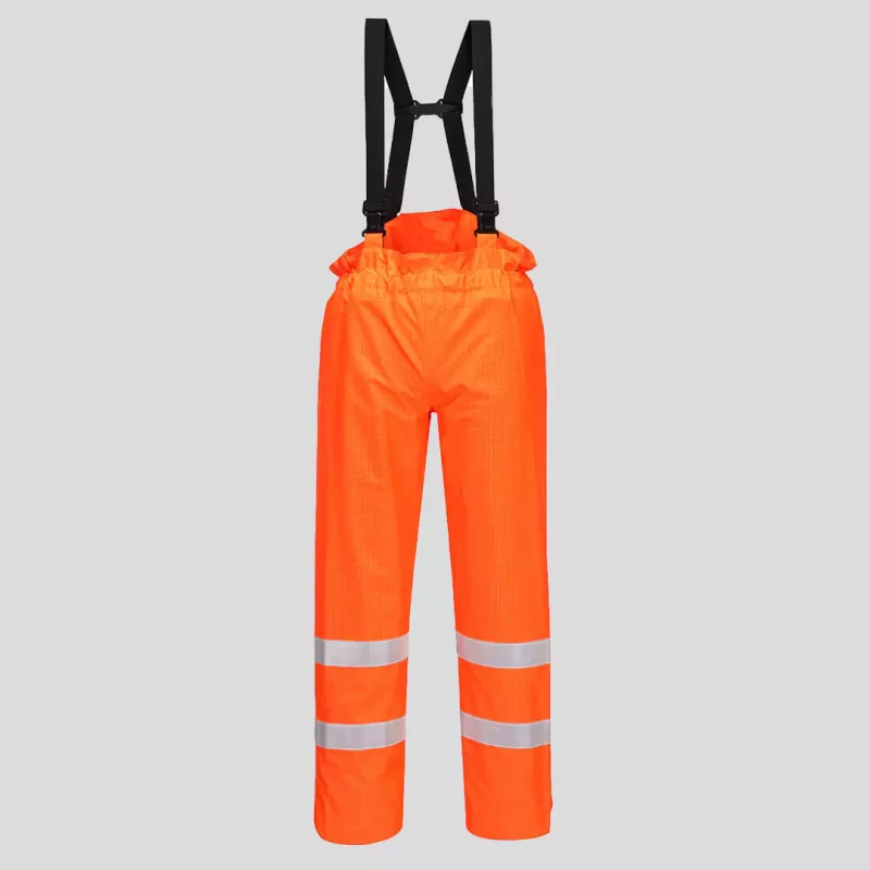 S780 - BIZFLAME RAIN HI-VIS ANTI UNLINED FR TROUSER