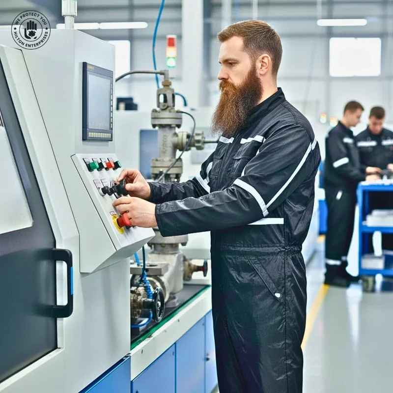 Black Coverall Jumpsuit