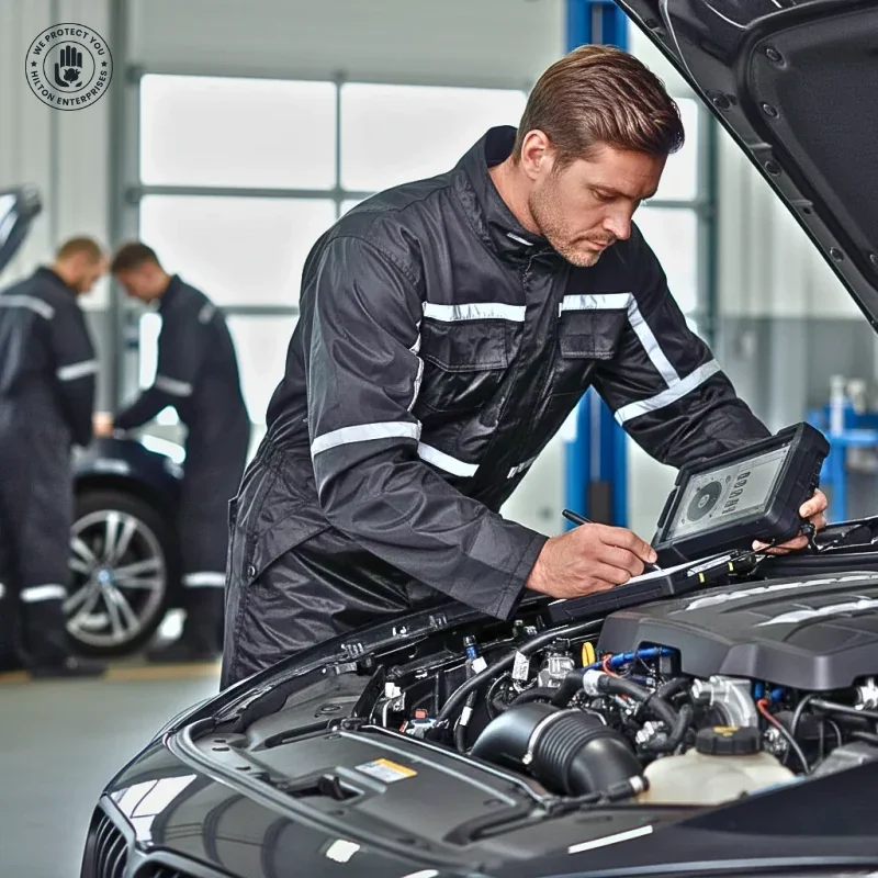 Black Coverall Jumpsuit