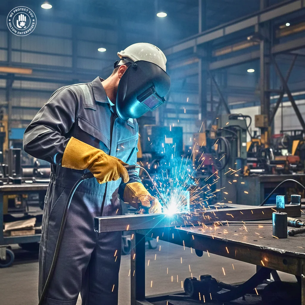 Flame Resistant Coveralls with Reflective (Grey)