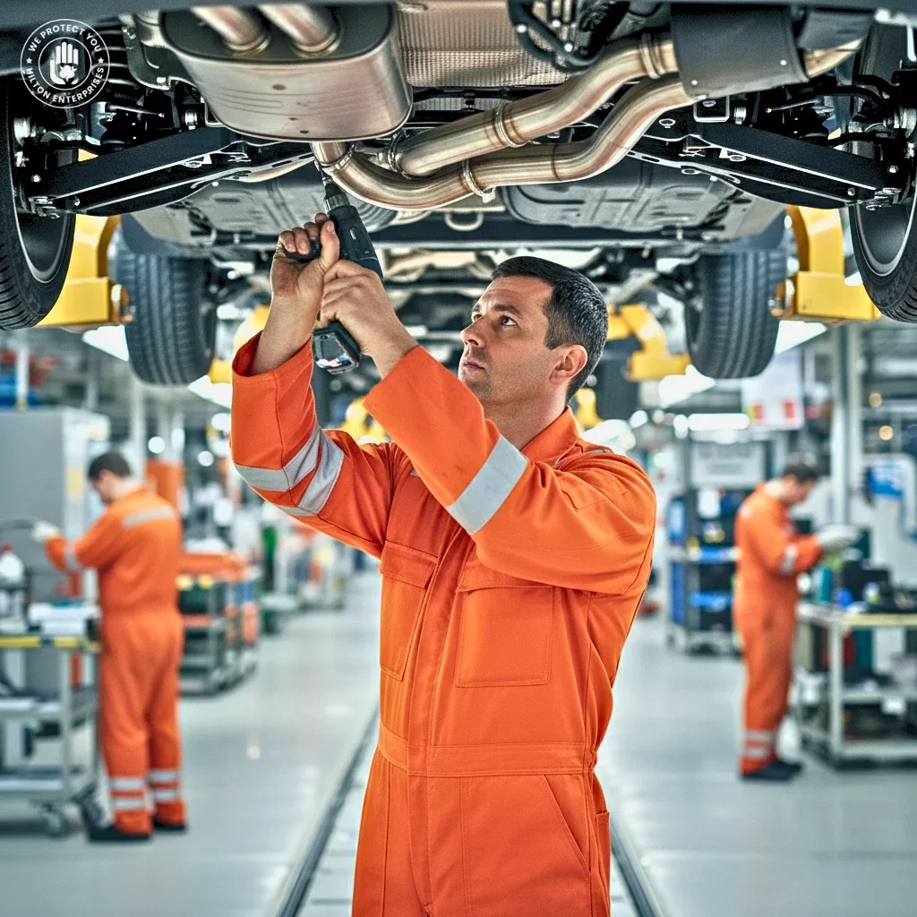 Orange Hi Vis Coveralls