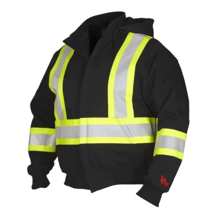 Black Hi Vis Hoodies