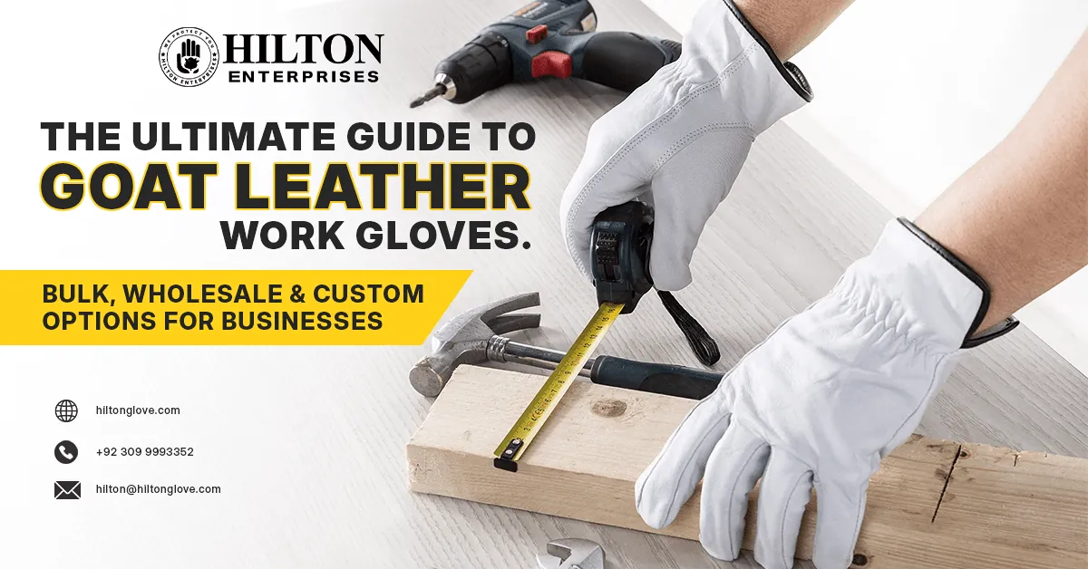 goatskin leather gloves