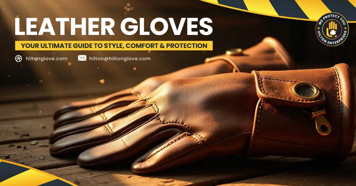 Leather gloves