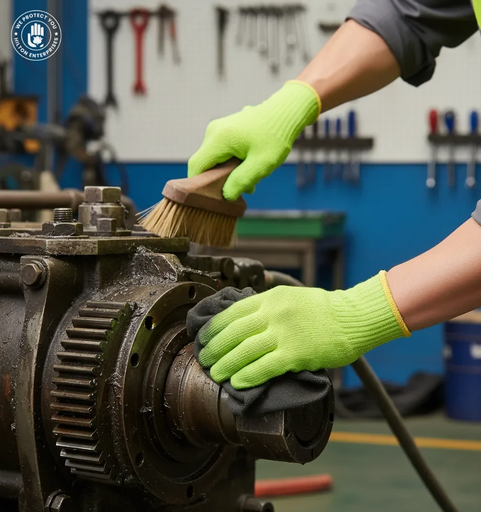 Seamless Knitted Gloves (Light Green)