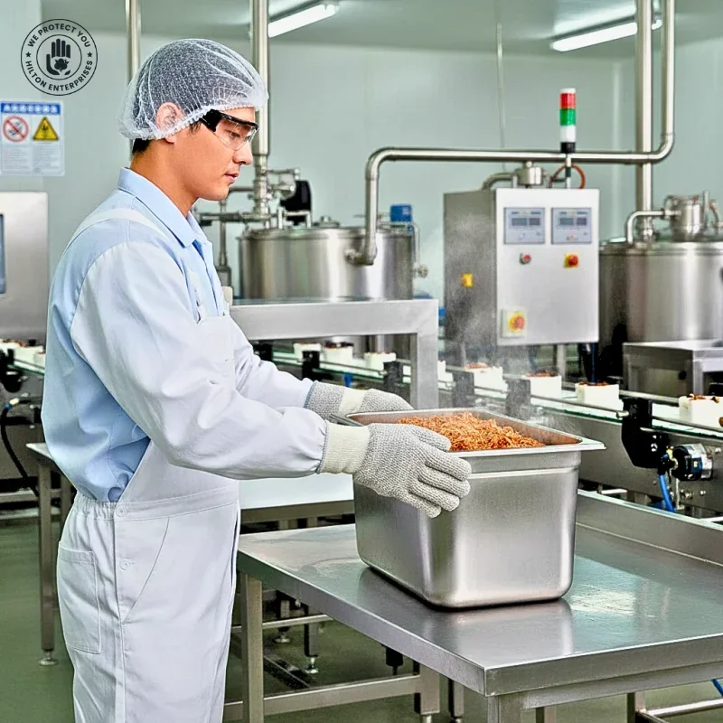 Knitted Terry Gloves (Light Grey)