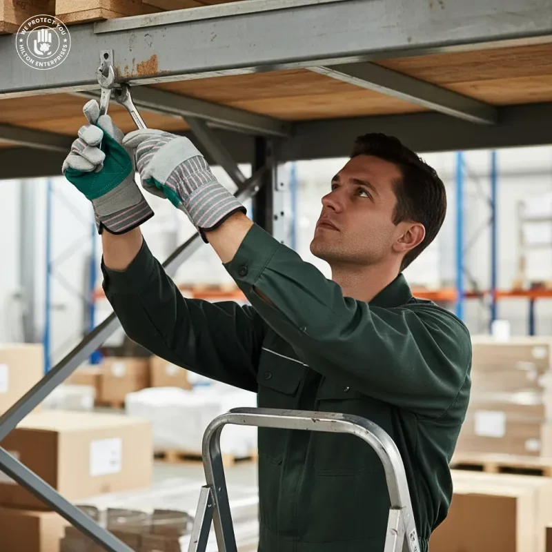 Double Palm Canvas Back (Green & Grey)