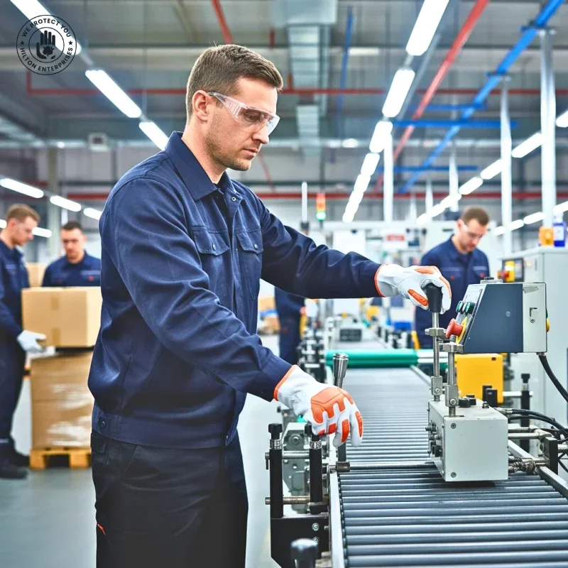 Premium TPR Safety Gloves (Orange)