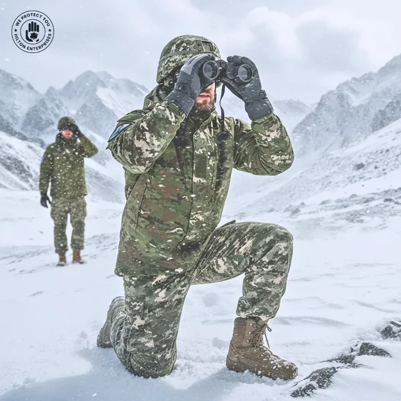 Winter Tactical Gloves (Black & Grey)