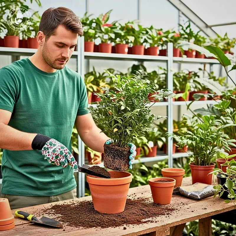 Floral Gardening Gloves (Teal/Mint Green dotted)