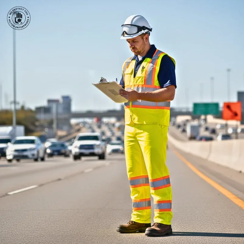 Safety Work Pants (Yellow)