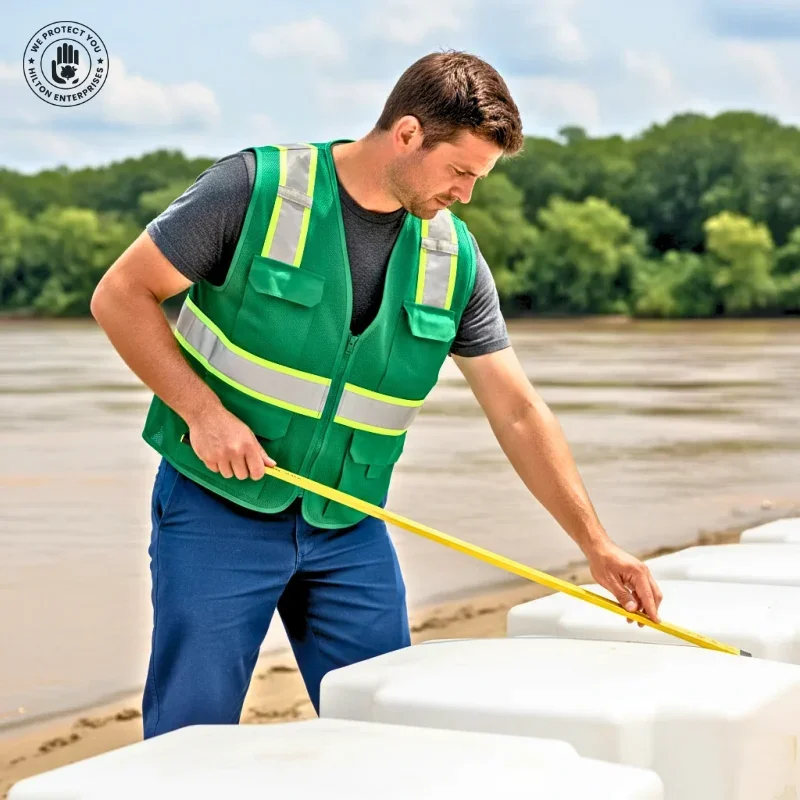 Custom Hi Vis Safety Vest (Green)