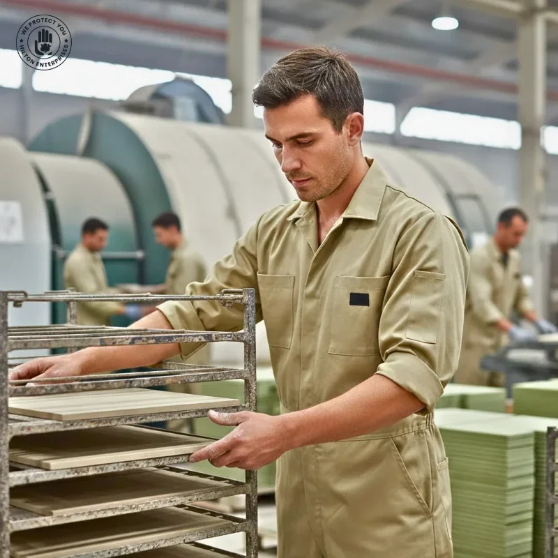 Lightweight Work Coveralls (Sand)